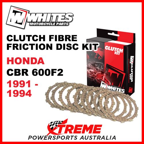 Whites Honda CBR600F2 1991-1994 Clutch Fibre Friction Disc Kit