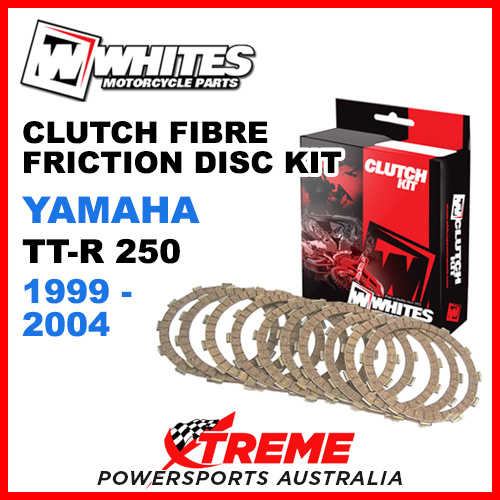 Whites Yamaha TT-R250 TTR 250 1999-2004 Clutch Fibre Friction Disc Kit