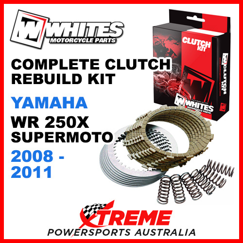 Whites Yamaha WR250X Supermoto 2008-2011 Complete Clutch Rebuild Kit