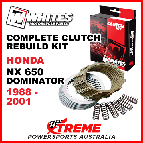 Whites Honda NX650 Dominator 1988-2001 Complete Clutch Rebuild Kit