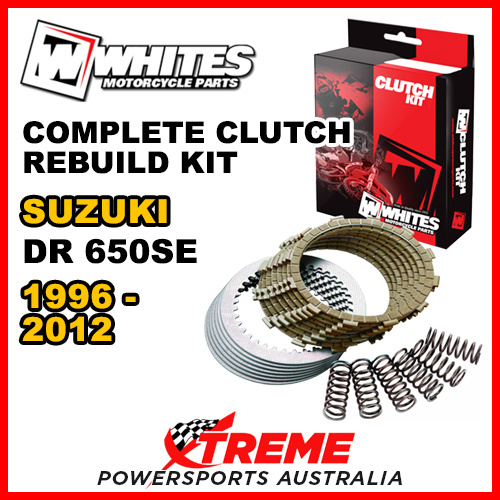 Whites For Suzuki DR650SE DR 650SE 1996-2012 Complete Clutch Rebuild Kit
