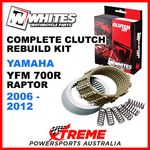 Whites Yamaha YFM 700R Raptor 2006-2012 Complete Clutch Rebuild Kit