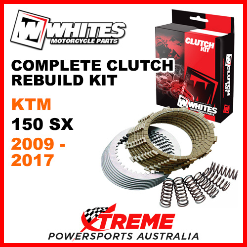 Whites KTM 150SX 150 SX 2009-2017 Complete Clutch Rebuild Kit
