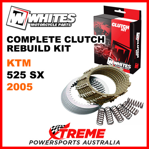 Whites KTM 525SX 525 SX SX525 2005 Complete Clutch Rebuild Kit