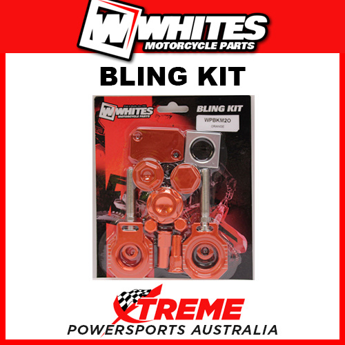 Whites KTM 125SX 125 SX 2013-2015 Orange Alloy Bling Kit MX WPBKM2O