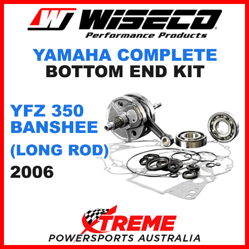 Wiseco Bottom End Kit YFZ350 Banshee 2006 (Long Rod) Crank Gasket Bearing Seals