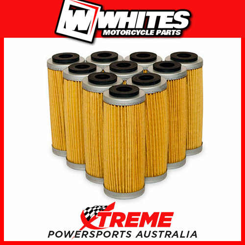 10 Pack Tall Oil Filters for KTM 505 SXF SX-F 2008 2009 Replaces KN-652 HF652
