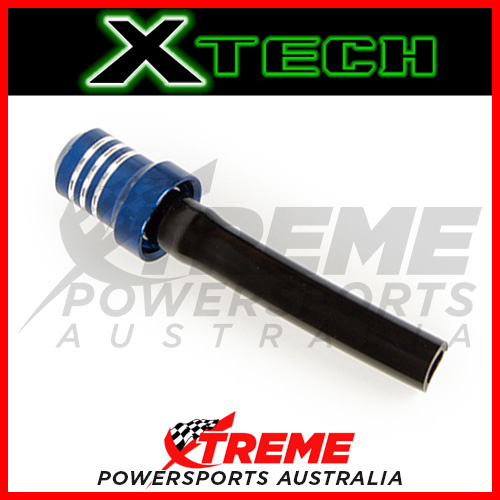 Xtech Motorcycle Blue Gas Tank Alloy Breather Fuel Vent With Hose For Fuel Cap