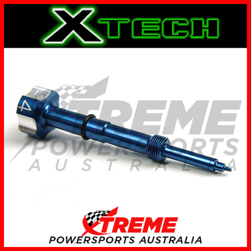 Honda CRF250R 2004-2009 Blue Fuel Mixture Screw Keihin FCR Carb Carby Xtech