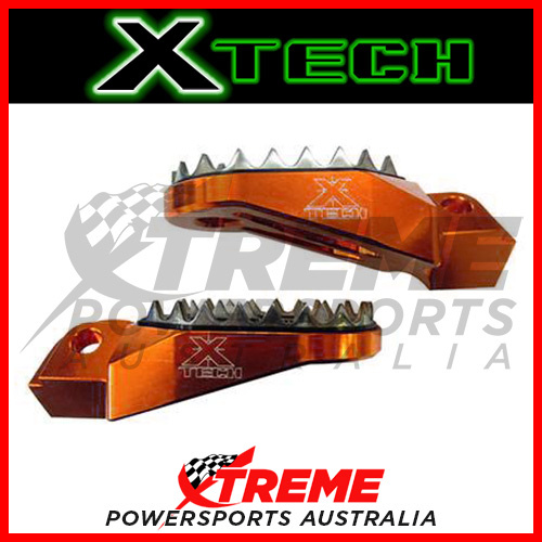 Husaberg FE 350 2002-2014 Orange Comp Footpegs Xtech XTMFPKTM022 MX Motocross
