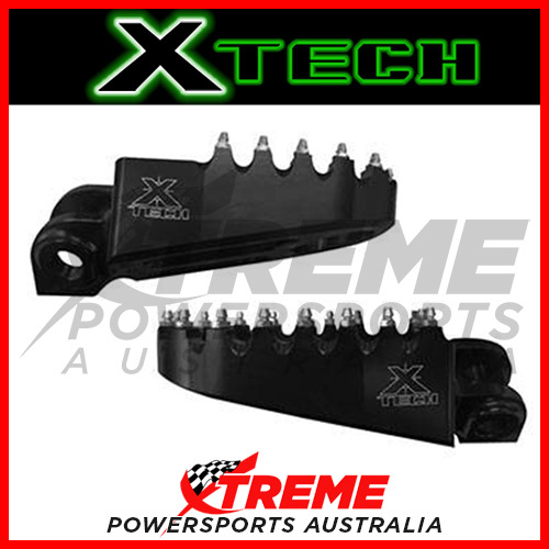 For Suzuki RMZ250 2010-2016 Black Pro Footpegs Xtech XTMFPS010 MX Motocross