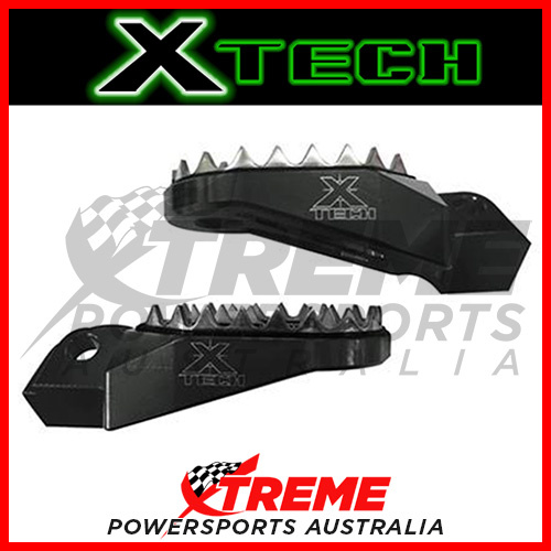 For Suzuki RMZ250 2010-2016 Black Comp Footpegs Xtech XTMFPS020 MX Motocross