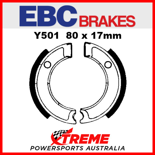EBC Rear Brake Shoe Yamaha MA 50 M QT50 1980-1986 Y501