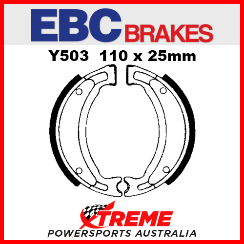 EBC Rear Brake Shoe Adly Panther 50/P50 2002-2009 Y503