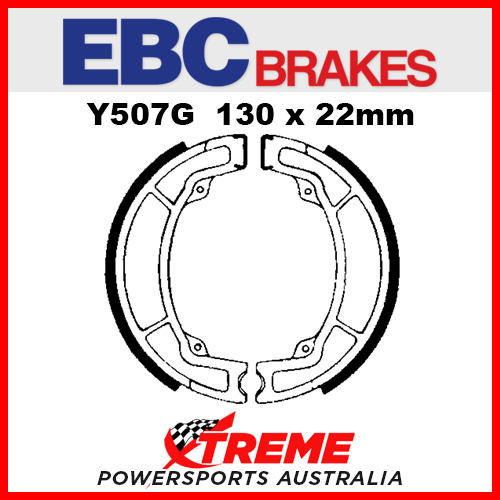 EBC Front Grooved Brake Shoe Yamaha IT 250 1980-1982 Y507G