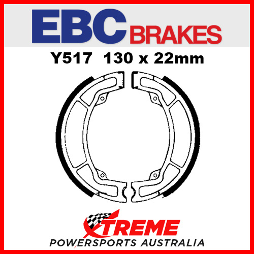 EBC Rear Brake Shoe Yamaha IT 200 L 1984 Y517