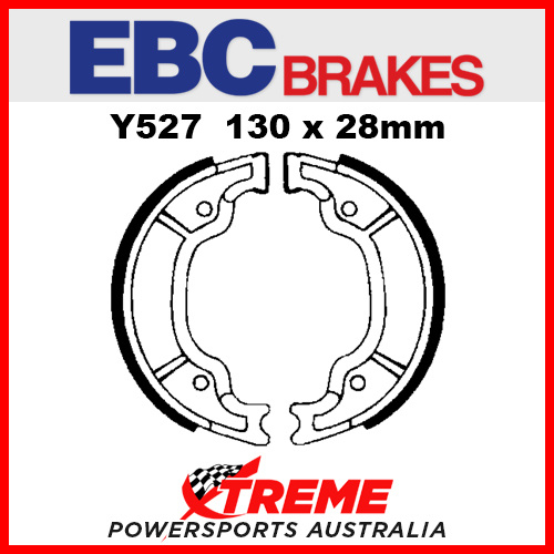 EBC Rear Brake Shoe Yamaha TT 350 A 3GJ 1990-1995 Y527