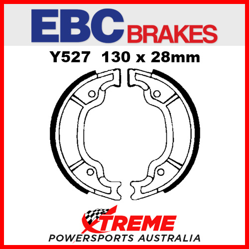 EBC Rear Brake Shoe Yamaha TT 600 W 1989-1992 Y527