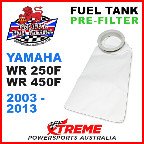 PROFILL MX YAMAHA FUEL TANK PRE-FILTER WR250F WR450F WRF250 WRF450 2003-2013