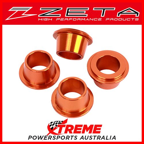 Zeta KTM 125 SX 16-and up Orange Rubber Killer Solid Cone Bar Mount Bushing Set ZE37-0352