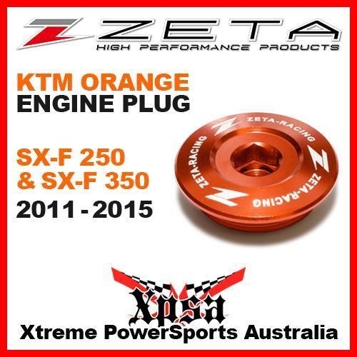 ZETA ENGINE PLUG ORANGE KTM SX-F SXF 250 SX 250F SX 350F SXF 350 2011-2015 MX