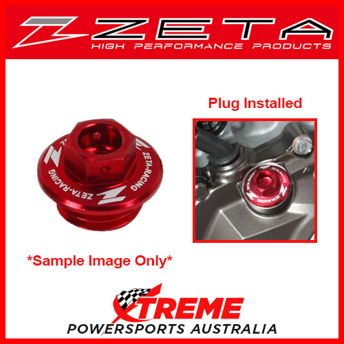Red Oil Filler Plug Honda CRF450R 2002-2016, Zeta ZE89-2110