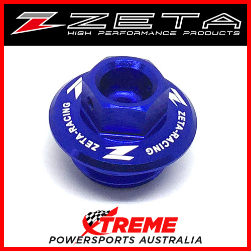 ZETA OIL FILLER PLUG BLUE HONDA CRF 250R CRF250R 04-2015 CRF 450R CRF450R 02-15