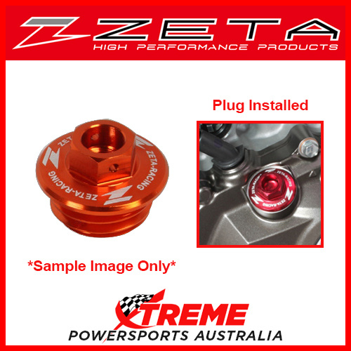 Orange Oil Filler Plug KTM 65SX All Years, Zeta ZE89-2416