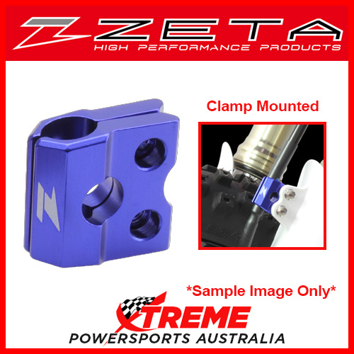 Blue Brake line Clamp Honda CRF250R 2004-2018, Zeta ZE92-0207