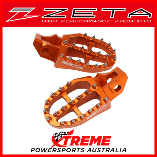 Zeta KTM 85SX 2018 Orange Foot Rest Pegs ZE93-1827