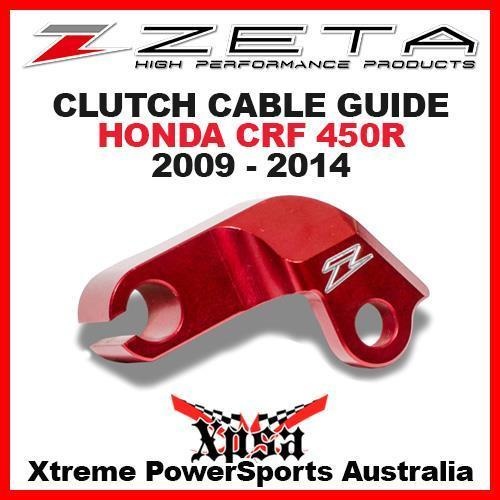 ZETA CLUTCH CABLE GUIDE RED HONDA CRF 450R CRF450R 2009-2014 MX MOTOCROSS DIRT