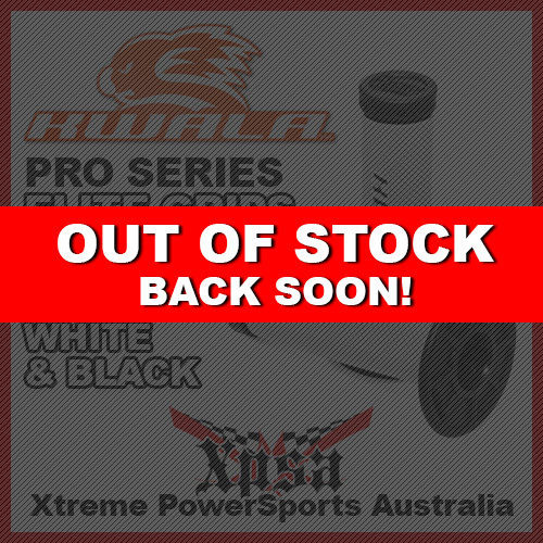 KWALA PRO SERIES ELITE FULL DIAMOND GRIPS WHITE BLACK MX MOTOCROSS ENDURO DIRT