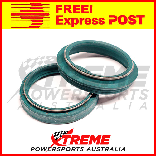 SKF Honda CR500R 1989-1991, 45mm Showa Fork Oil & Dust Seal, Green 1 Leg